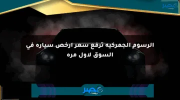 الرسوم الجمركية ترفع سعر أرخص سيارة في السوق لأول مرة
